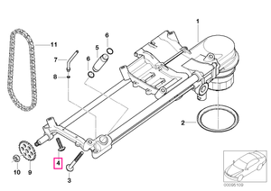 11417508149 Surub cu colier M8X37 - BMW