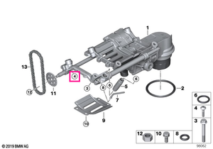 11417532482 Șurub guler M8X125-10.9-PHR - BMW