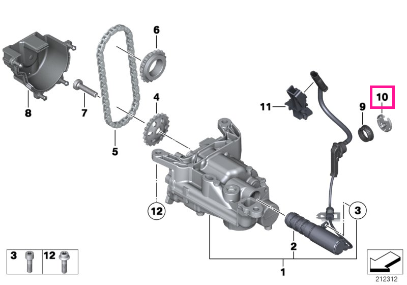 11417585448 Placa capac - BMW - Mini