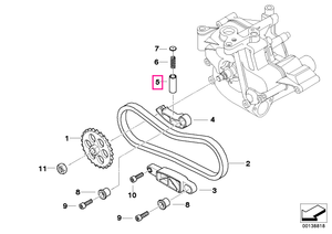 11417837578 Întinzător lanț - BMW