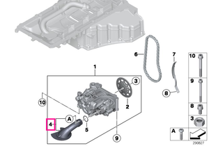 11417847593 Suction pipe - BMW