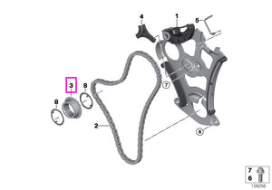 11418091535 Roată dințată cu disc aderență - BMW