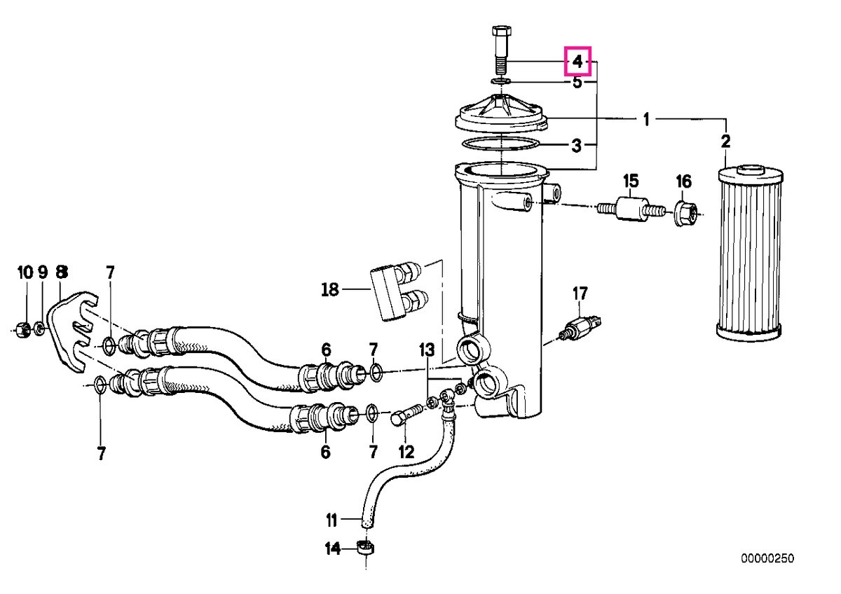 11421718748 Surub hexagonal - BMW