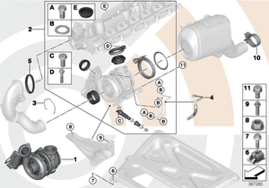 11423427612 Heat protection - BMW