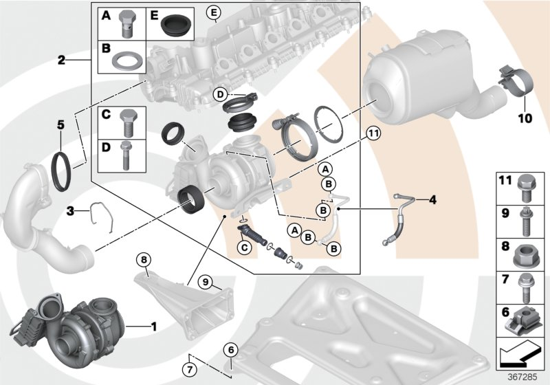 11423427612 Heat protection - BMW