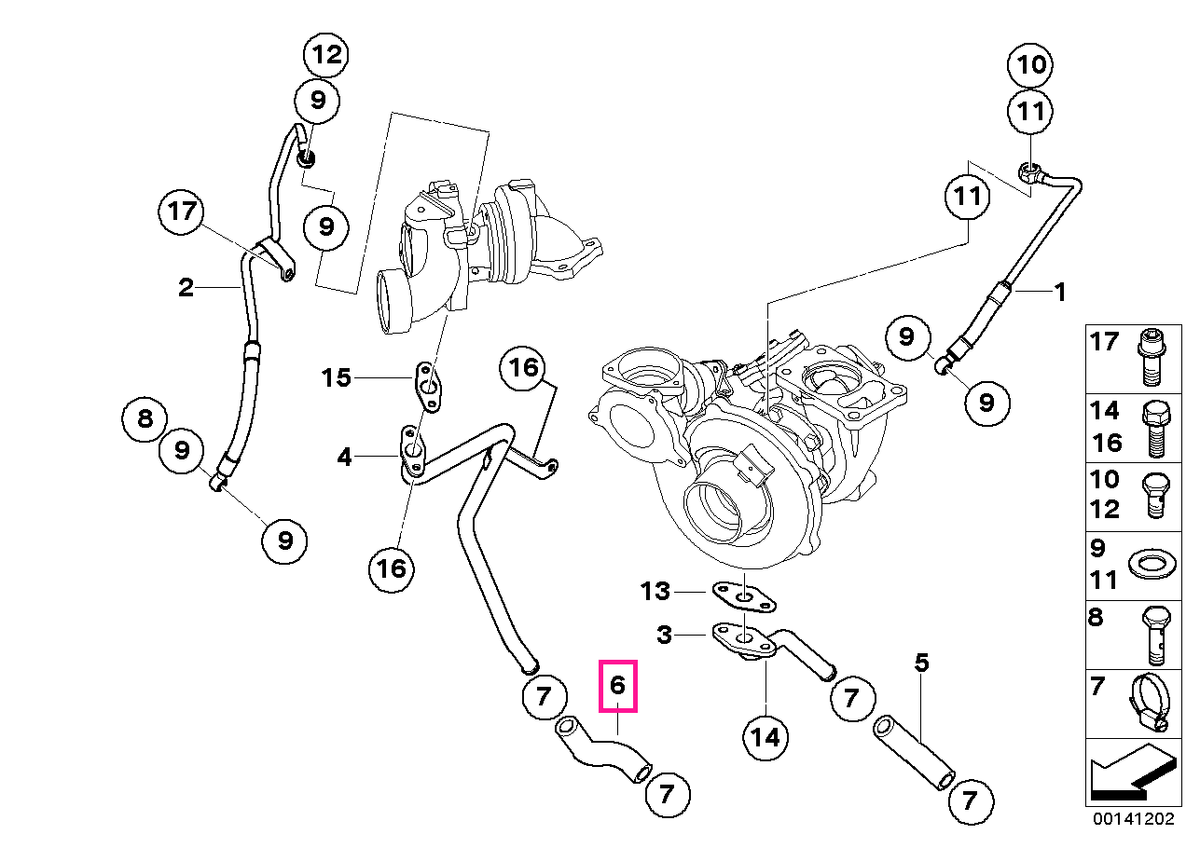 11427794552 Furtun - BMW