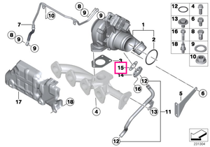 11428513248 Garnitură fără azbest - BMW - Mini