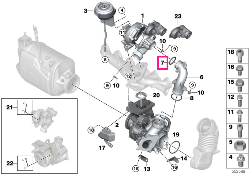 11509908047 O-ring 40,65X5,33 - BMW