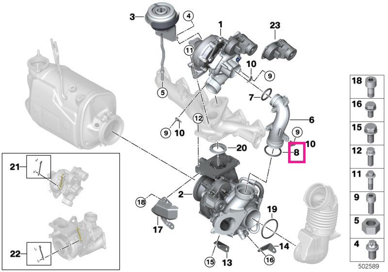 11509908048 O-ring 50,16X5,33 - BMW