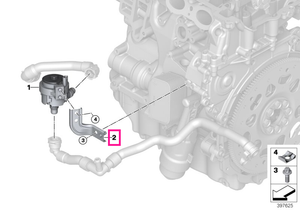 11518604610 Suport pompă lichid răcire electrică - BMW - Mini