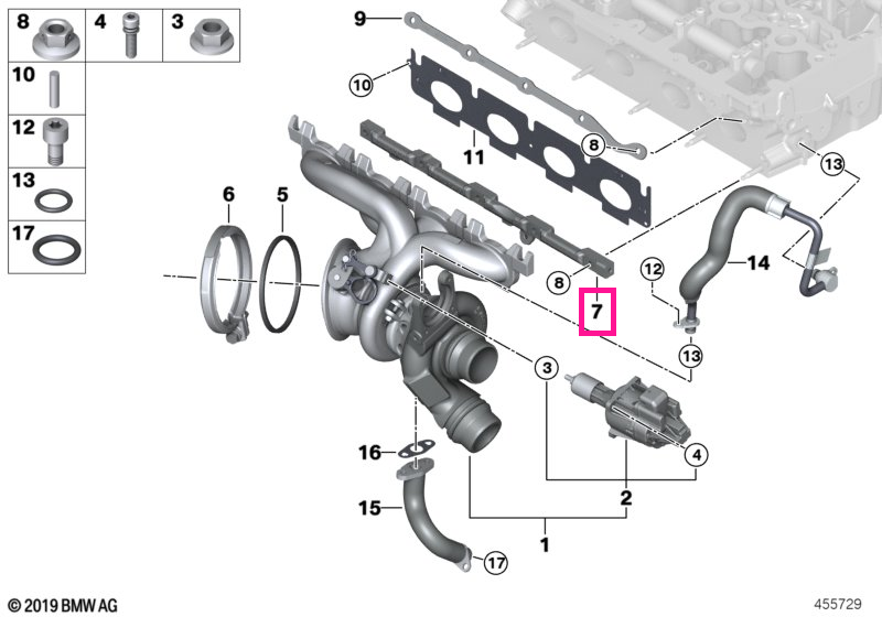 11628678769 Terminal strip - BMW