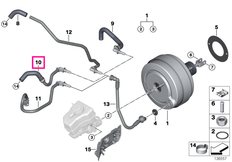11667549508 Furtun - BMW