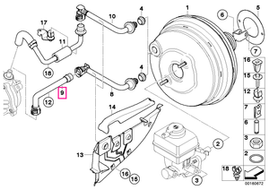 11667551590 Tub vacuum - BMW