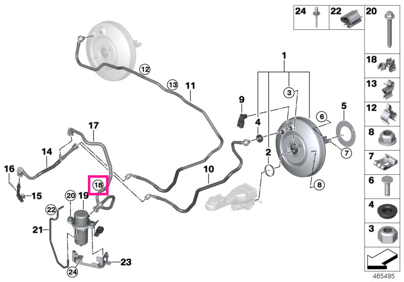 11667555537 Holder - BMW