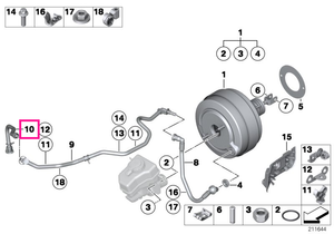 11667556193 Conducta vacuum - BMW