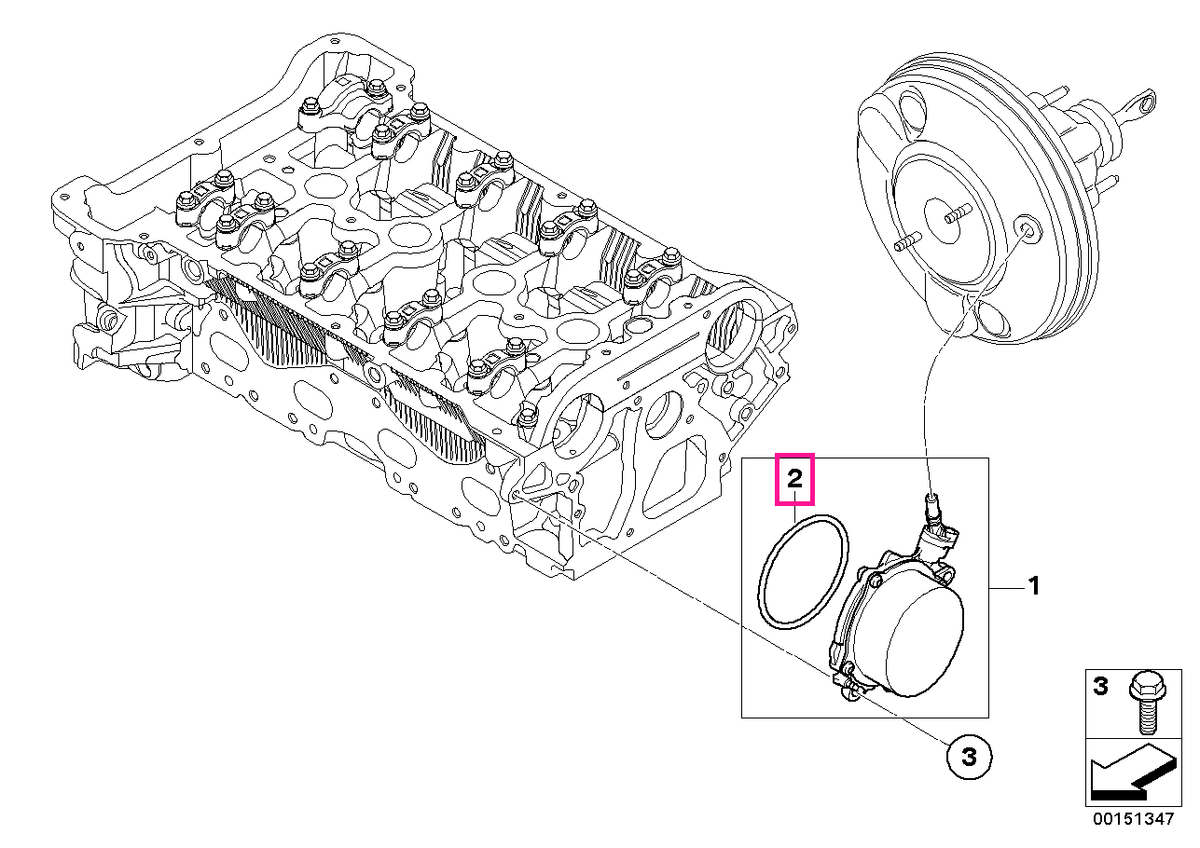 11667566483 O-Ring 56 X 2,75MM - BMW - Mini