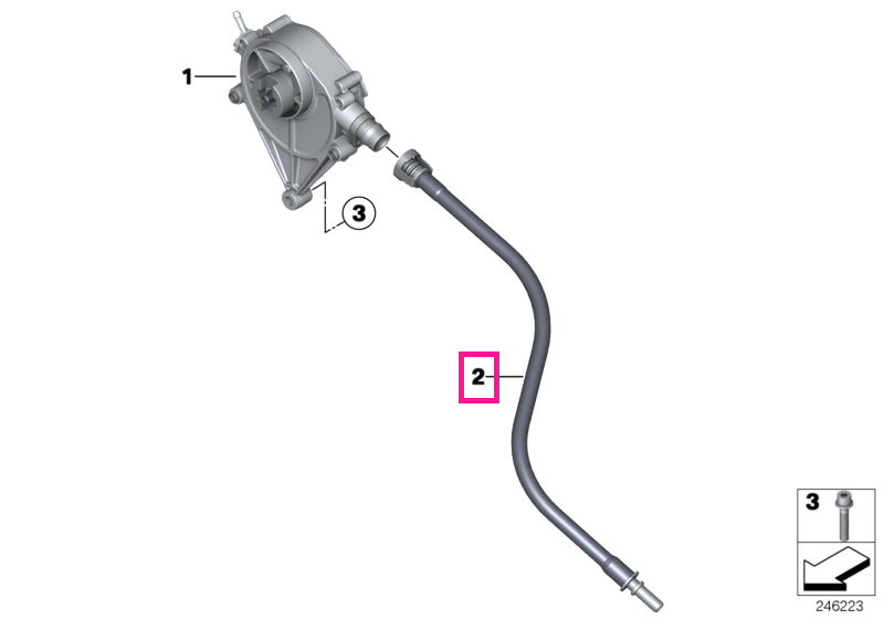 11667602020 Furtun vid - BMW