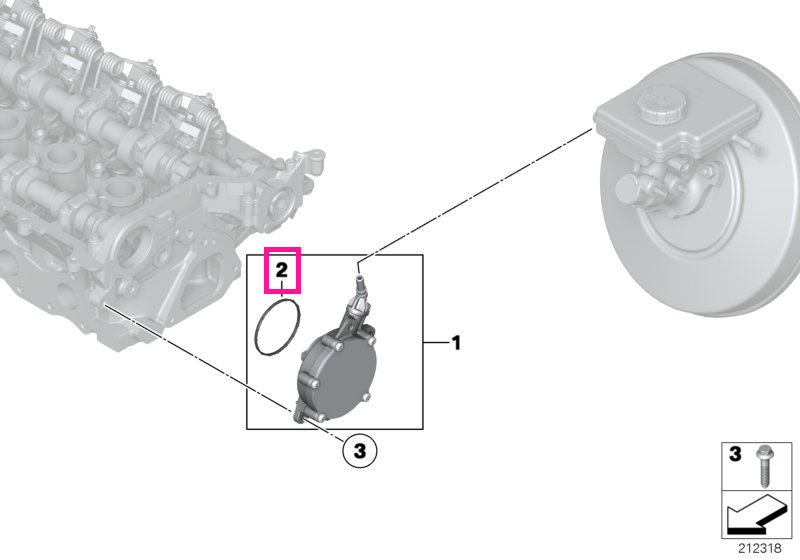 11667610690 Garnitură inel - BMW - Mini