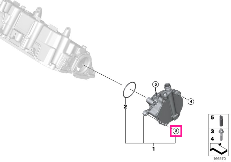 11667614156 Torx bolt M6X40 - BMW