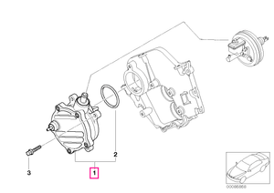 11667635657 Pompă vid - BMW