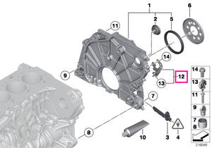 11668508198 Suport furtun vid - BMW
