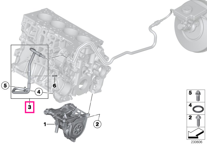 11668509027 Țeavă vid - BMW - Mini
