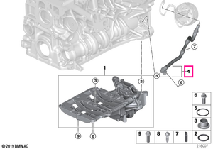 11668510586 Vacuum pipe - BMW