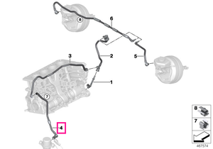 11668624265 Teava vid - BMW