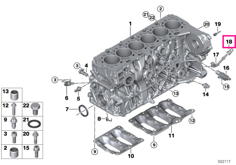 11668647314 Capac - BMW