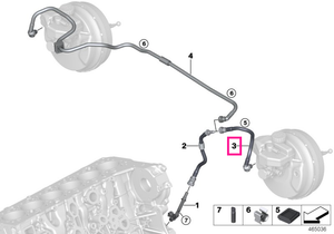 11668664526 Vacuum pipe - BMW