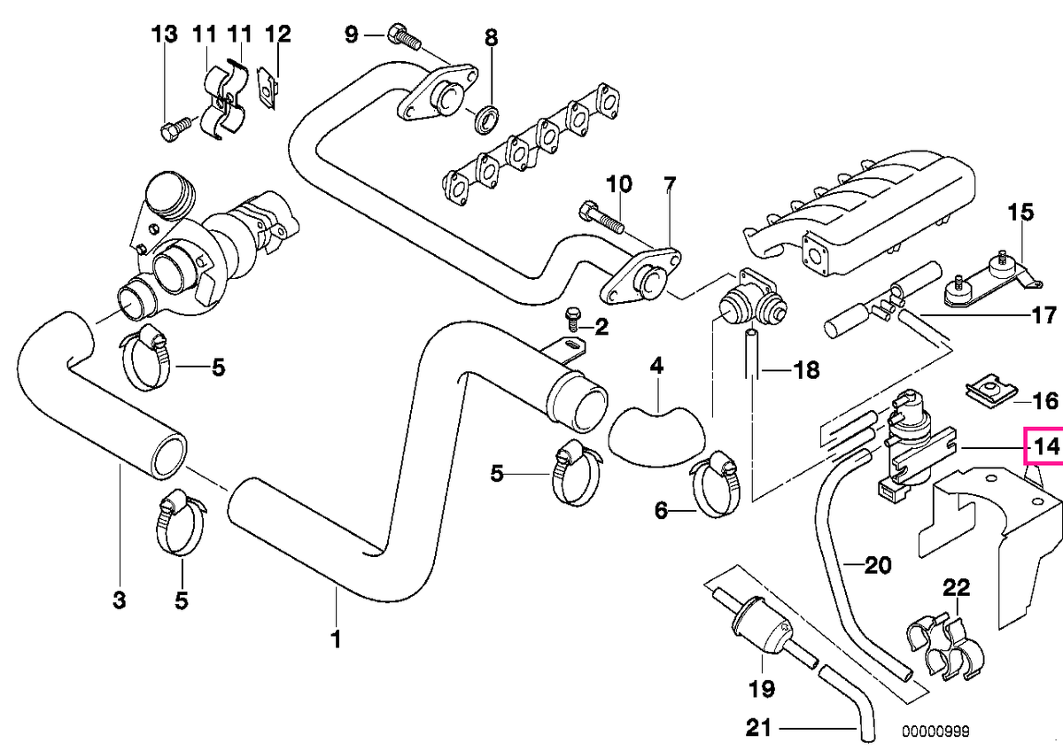 11742246175 Regulator presiune - BMW
