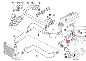 11742247371 Cot de țeavă - BMW
