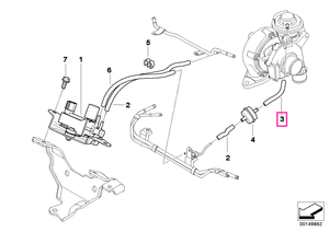 11747799442 Vacuum hose - BMW - Mini