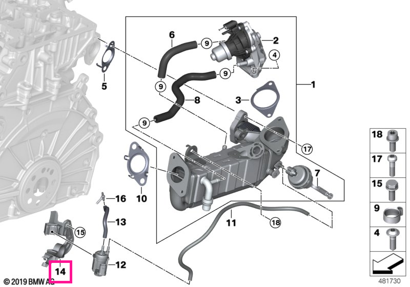 11748586356 Holder - BMW