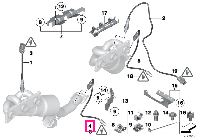 11787614322 Senzor Lambda L= 560MM - BMW