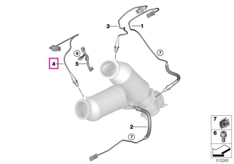 11788058646 Sonda Lambda - BMW Seria 2 G87M2, Seria 3 G20 G21 G80M3 G81M3, Seria 4 G26 G82M4, G83M4, X3 F97M, X4 F98M, M