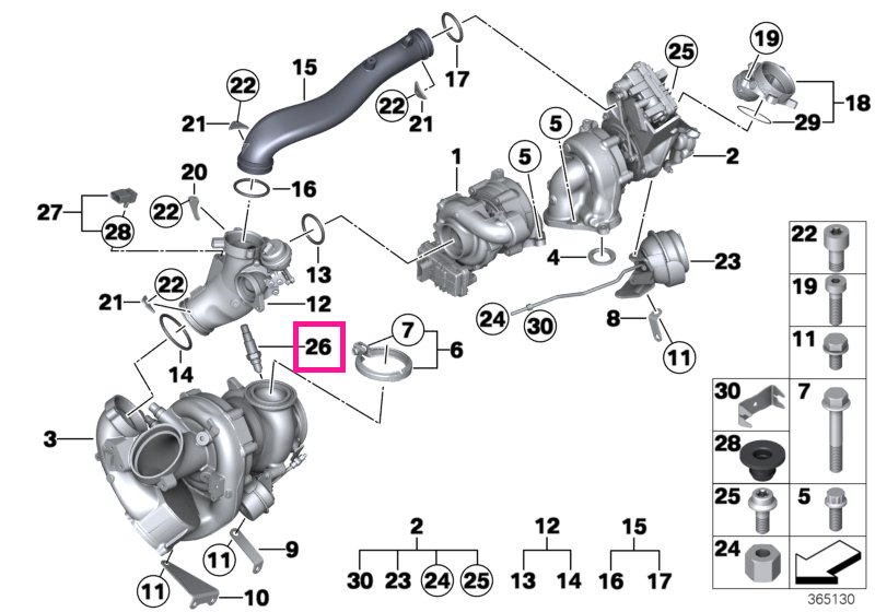 11788514489 Sonda Lambda / Senzor oxigen, L=820mm - BMW Seria 5 F10 F11, Seria 7 F01 F02, X5 E70 F15, X6 E71 F16