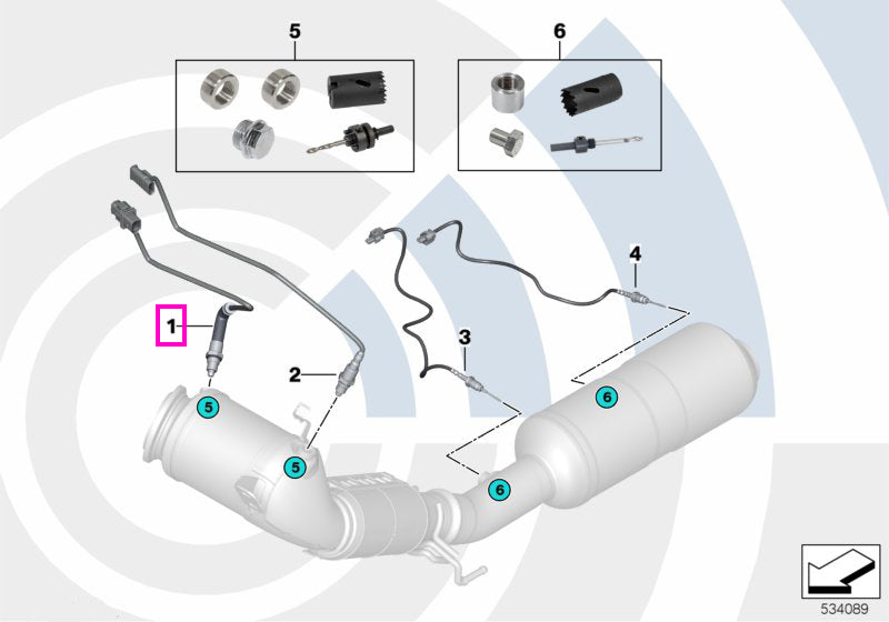11788600992 Sonda lambda - BMW Seria 1 F52, Seria 2 F45 F46, X1 F48 F49, X2 F39 - Mini Cabrio F57, Clubman F54, Countrym