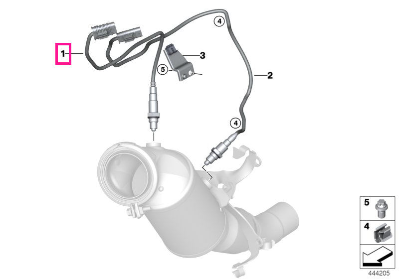 11788631047 Senzor oxigen - BMW