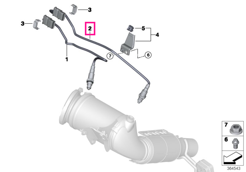 11788631393 Lambda Monitor sensor - BMW