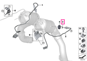 11788632678 Fixing clamp - BMW