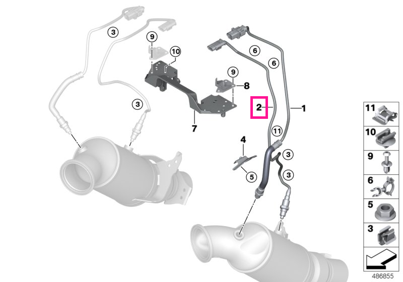 11788651104 Lambda Monitor sensor - BMW