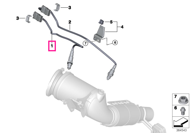 11788659884 Regulating lambda probe - BMW