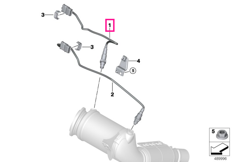 11788659971 Regulating lambda probe - BMW