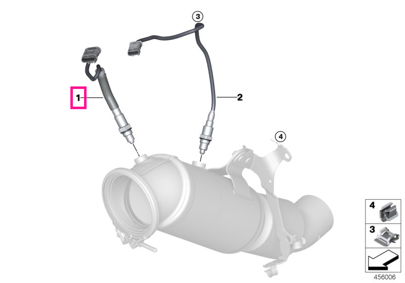11788689862 Regulating lambda probe - BMW