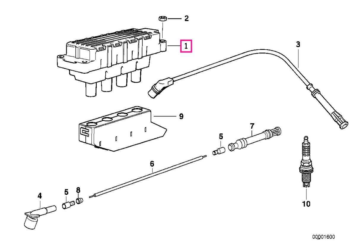 12131247281 Ignition - BMW