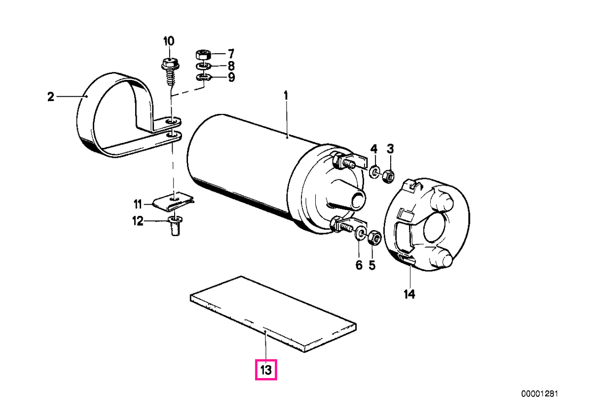 12131360621 DAMPER - BMW