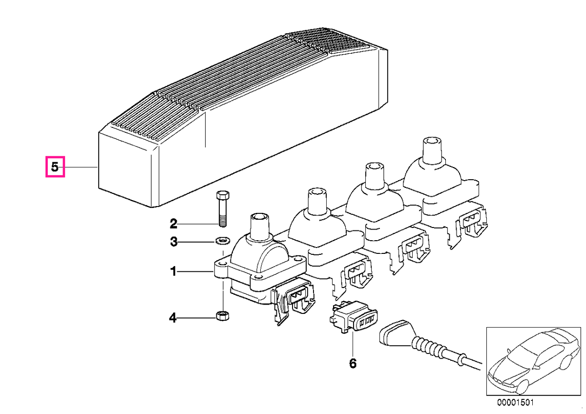 12131734582 Capac - BMW
