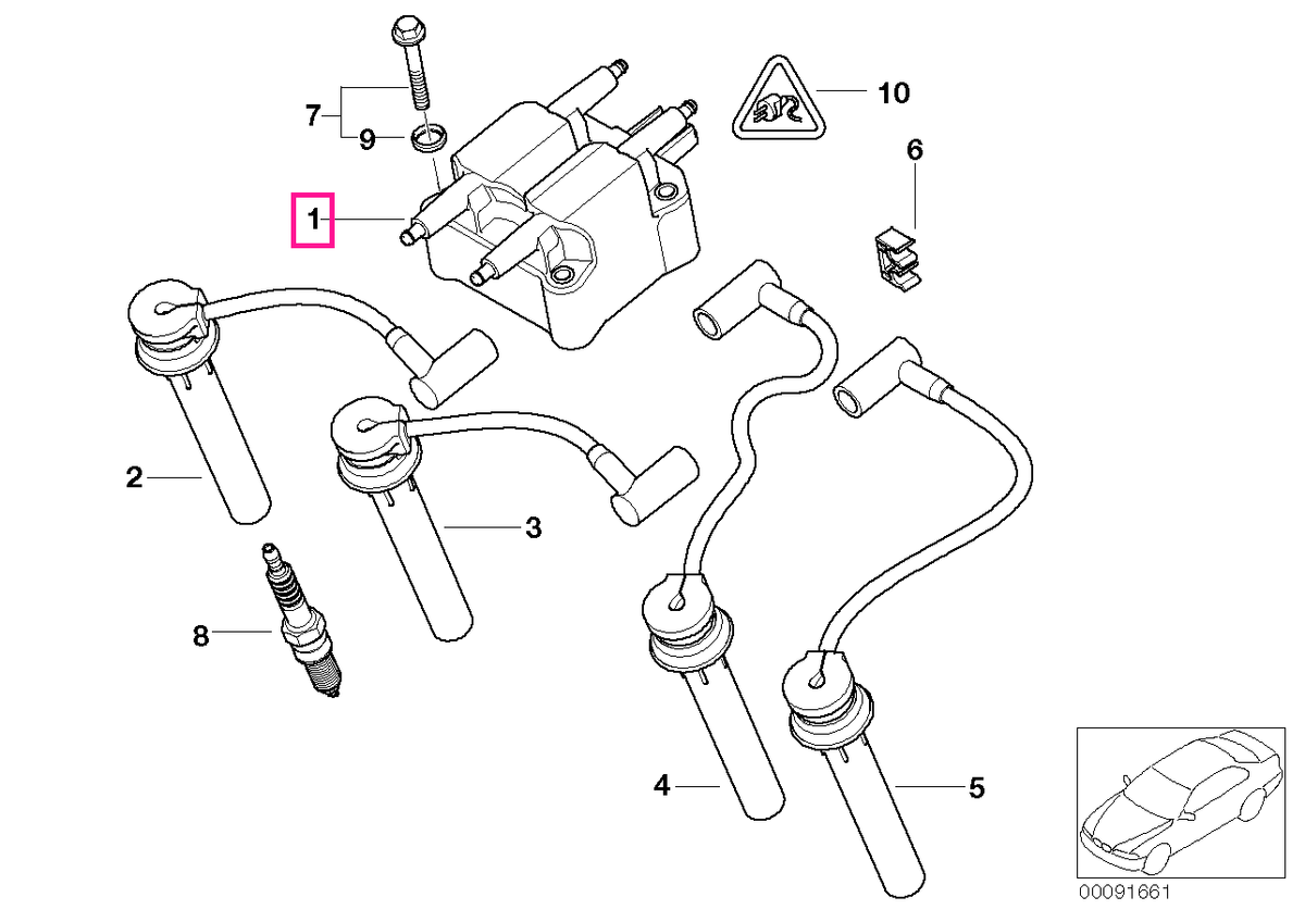 12137510738 Ignition - BMW - Mini