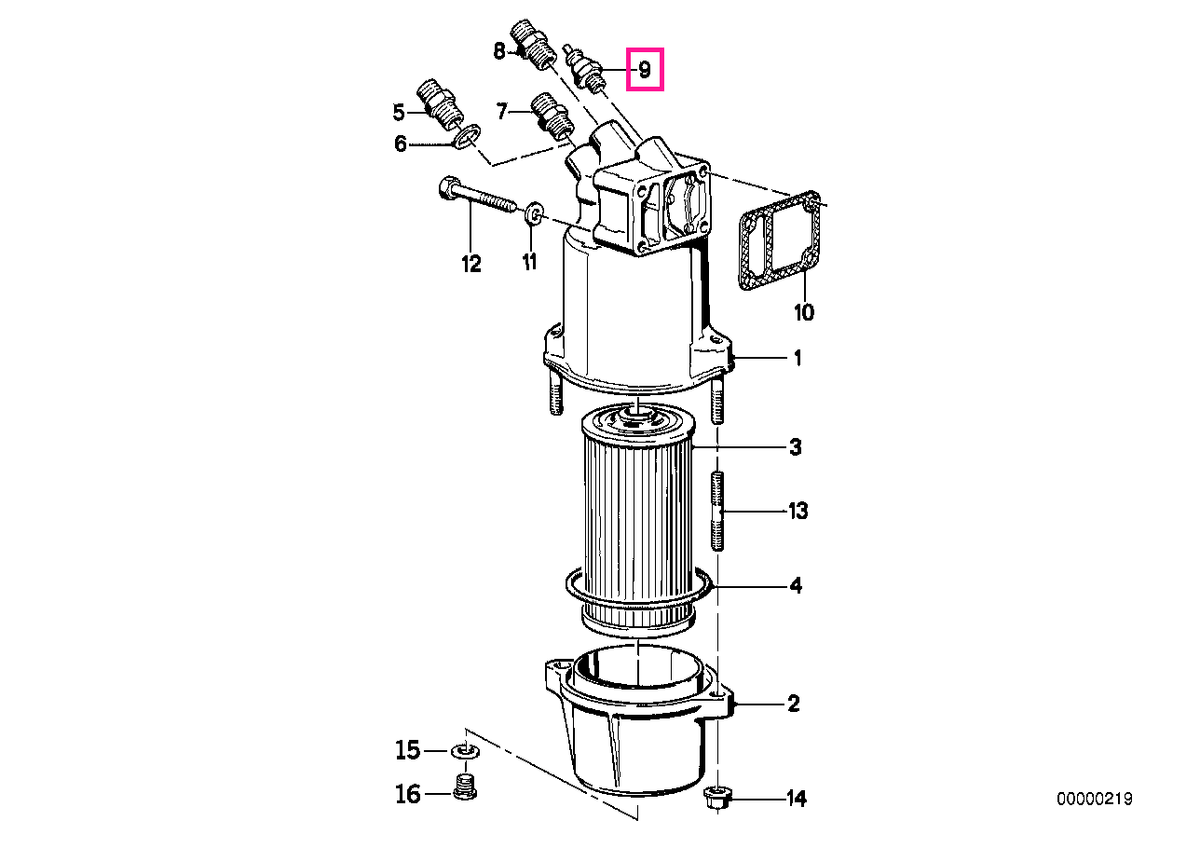 12611277591 Intrerupator M12X1,5 - BMW